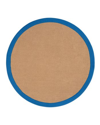 Vloerkleed Sisal rond Blauw