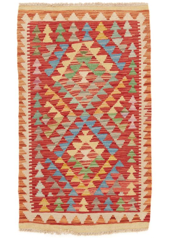 Vloerkleed Plat Geweven Kilim Afghan